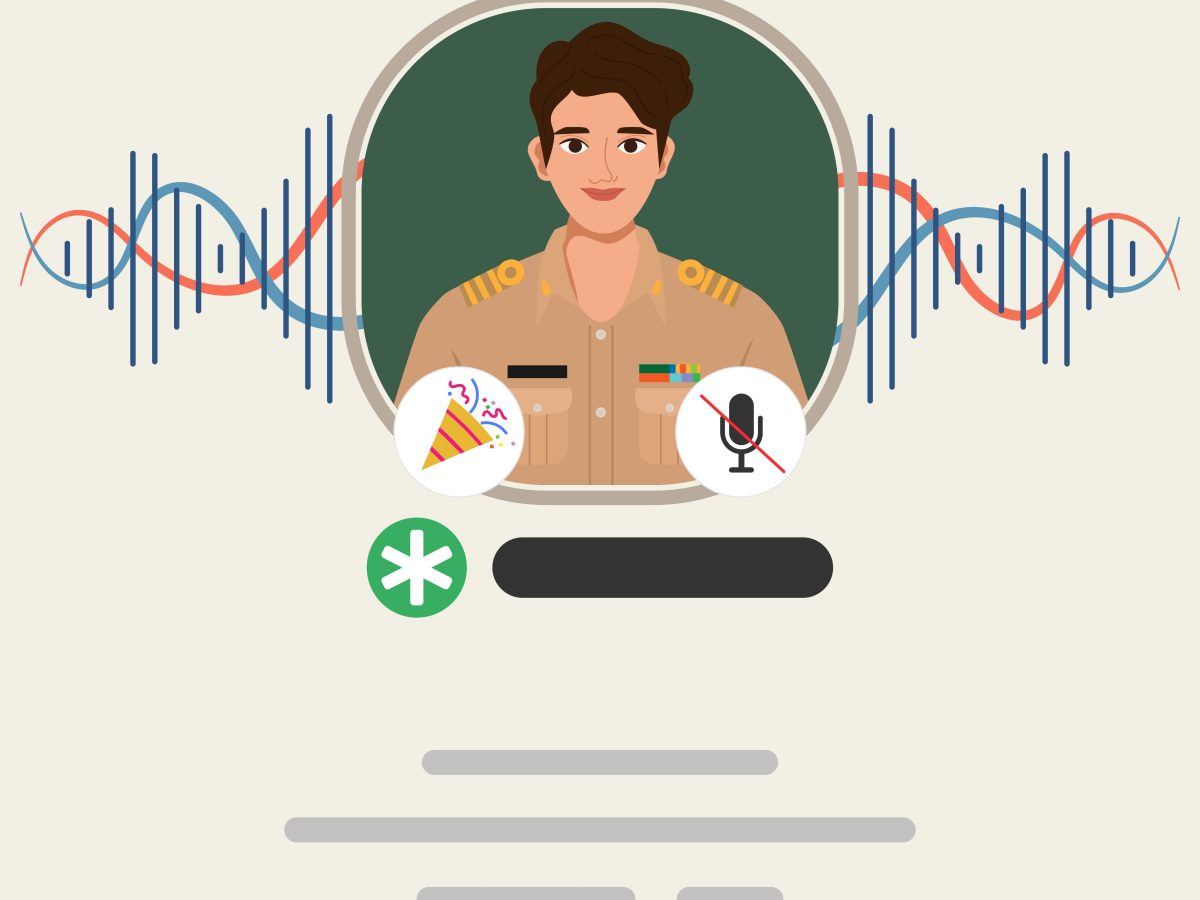 A futuristic microphone surrounded by digital sound waves, symbolizing Voice AI in dubbing, podcasts, and global storytelling.