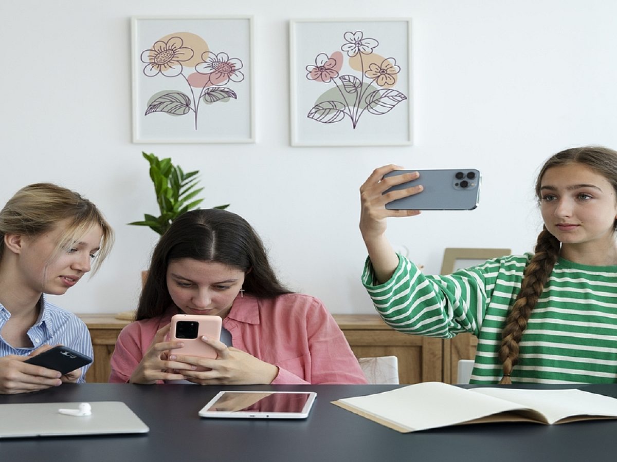 A TikTok video on a smartphone screen displaying multilingual captions in different languages, symbolizing accessibility and global reach.